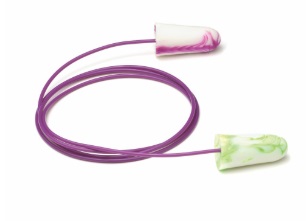 SparkPlugs® Disposable Earplugs – NRR 33dB, Corded - Latex, Supported